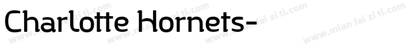 Charlotte Hornets字体转换